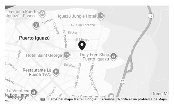 Mapa de ubicación: Av. Guaraní 138, Puerto Iguazú