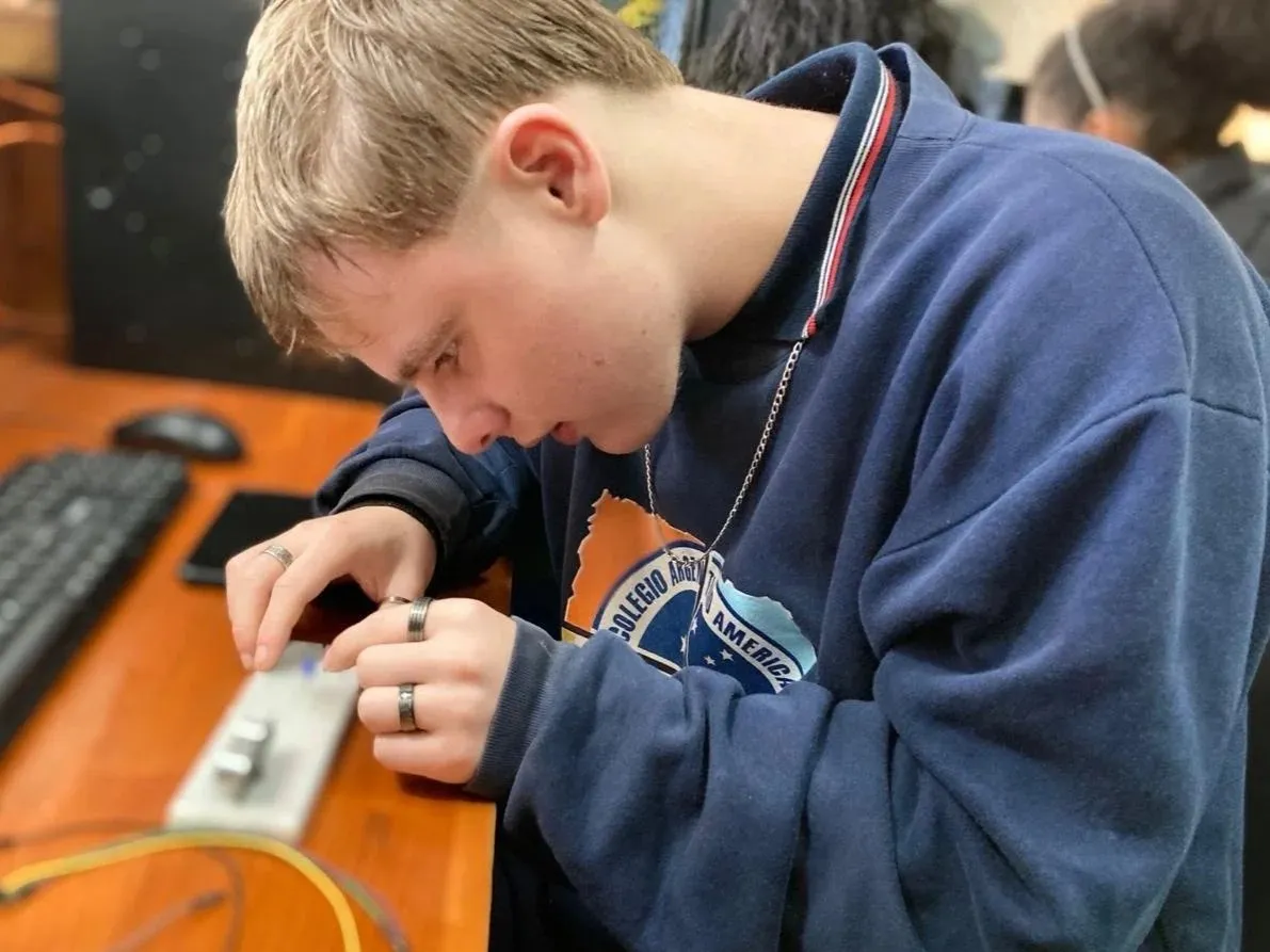 Alumnos del programa bilingüe del Colegio Argentino Americano